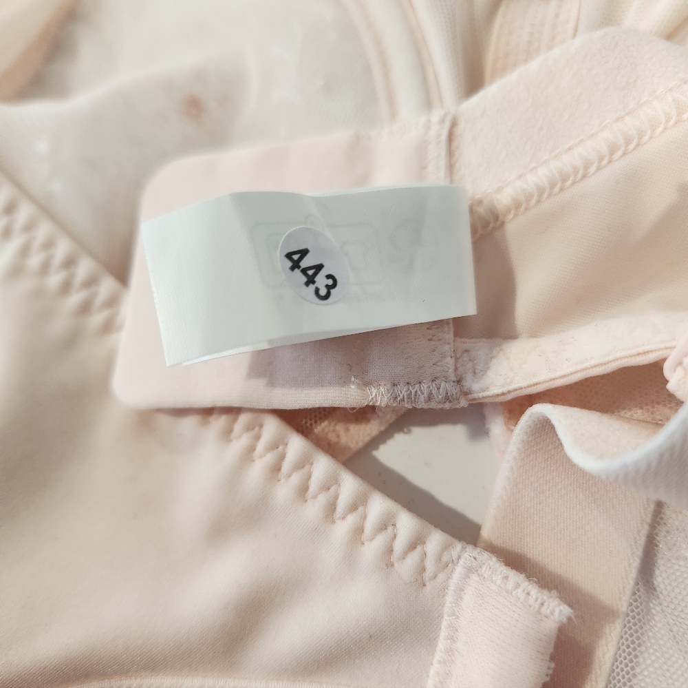 SIMONE PERELE 12X319 Delice Full Coverage Underwire Plunge Bra Blush SZ 40F New - Picture 6 of 6